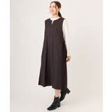 【大きいサイズ】サイドリブジャンパースカート | eur3 | 詳細画像1 