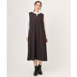 【大きいサイズ】サイドリブジャンパースカート | eur3 | 詳細画像3 