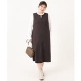 【大きいサイズ】サイドリブジャンパースカート | eur3 | 詳細画像5 