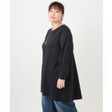 【大きいサイズ】コクーンスリーブバックフレアトップス | eur3 | 詳細画像17 