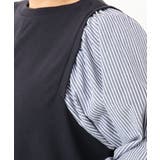 【大きいサイズ】異素材チュニック | eur3 | 詳細画像16 