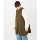 【大きいサイズ】異素材チュニック | eur3 | 詳細画像3 