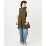 【大きいサイズ】異素材チュニック | eur3 | 詳細画像5 