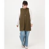 【大きいサイズ】異素材チュニック | eur3 | 詳細画像6 