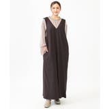 【大きいサイズ】Vネックサロペット | eur3 | 詳細画像3 