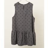 【大きいサイズ】フロッキードットペプラムチュニック | eur3 | 詳細画像14