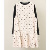 【大きいサイズ】フロッキードットペプラムチュニック | eur3 | 詳細画像4