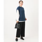 【大きいサイズ/a.v.v×eur3】ラメニットベスト×ブラウスセット | eur3 | 詳細画像8 