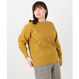 【大きいサイズ】サイドスリットカラーニット | eur3 | 詳細画像11 