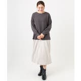 【大きいサイズ】サイドスリットカラーニット | eur3 | 詳細画像18 