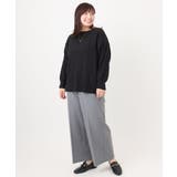 【大きいサイズ】サイドスリットカラーニット | eur3 | 詳細画像33 