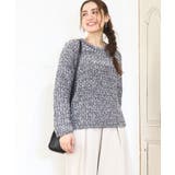 ダークグレー(93) | 【大きいサイズ】ミックスカラーラメニット | eur3