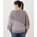 【大きいサイズ/a.v.v×eur3】ブークレーシャギーニット | eur3 | 詳細画像17 