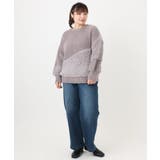 【大きいサイズ/a.v.v×eur3】ブークレーシャギーニット | eur3 | 詳細画像23 