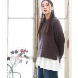 ダークブラウン(87) | 【大きいサイズ】ケーブルニット | eur3