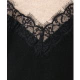 【大きいサイズ/LAVEANGE×eur3】レースバイカラーニット | eur3 | 詳細画像13 