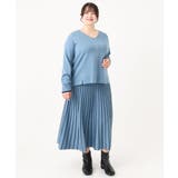 【大きいサイズ/セットアップ対応】バルキーアクリルVネックニット | eur3 | 詳細画像14 