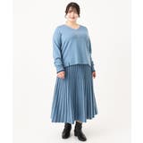 【大きいサイズ/セットアップ対応】バルキーアクリルVネックニット | eur3 | 詳細画像15 