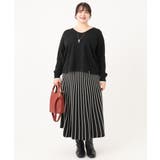 【大きいサイズ/セットアップ対応】バルキーアクリルVネックニット | eur3 | 詳細画像18 