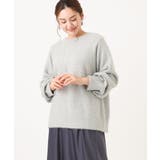 ライトグレー(91) | 【大きいサイズ】スパンコールシャギーニット | eur3