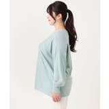 【大きいサイズ】ボートネックラメニット | eur3 | 詳細画像7 