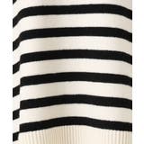 【大きいサイズ】パネルボーダーサイドスリットニット | eur3 | 詳細画像18 