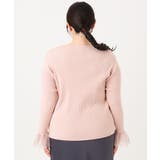 【大きいサイズ】フレアスリーブリブニット | eur3 | 詳細画像8 