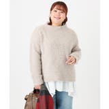 【大きいサイズ】バスケットモールニット | eur3 | 詳細画像6