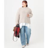 【大きいサイズ】バスケットモールニット | eur3 | 詳細画像8