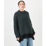 ダークグレー(93) | 【大きいサイズ】バスケットモールニット | eur3