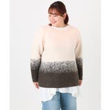 【大きいサイズ】グラデーションシャギーニット | eur3 | 詳細画像12