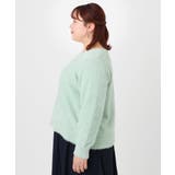 【大きいサイズ】キラキラシャギーニット | eur3 | 詳細画像4 