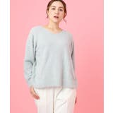 シルバー(96) | 【大きいサイズ】キラキラシャギーニット | eur3