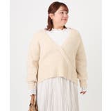 【大きいサイズ/a.v.v×eur3】カシュクール風ニット | eur3 | 詳細画像22 