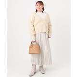【大きいサイズ/a.v.v×eur3】カシュクール風ニット | eur3 | 詳細画像24 