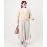 【大きいサイズ/a.v.v×eur3】カシュクール風ニット | eur3 | 詳細画像25 