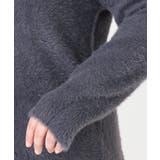 【大きいサイズ/a.v.v×eur3】フェザーヤーンVネックニット | eur3 | 詳細画像18 