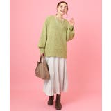 【大きいサイズ】ミックスヤーンニット | eur3 | 詳細画像2 