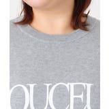 【大きいサイズ】ロゴスウェットライクニット | eur3 | 詳細画像15 