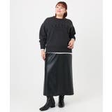 【大きいサイズ】ロゴスウェットライクニット | eur3 | 詳細画像25 