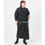 【大きいサイズ】ロゴスウェットライクニット | eur3 | 詳細画像27 