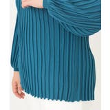 【大きいサイズ】パフスリーブプリーツ風ニット | eur3 | 詳細画像15 