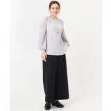 【大きいサイズ】パフスリーブプリーツ風ニット | eur3 | 詳細画像20 