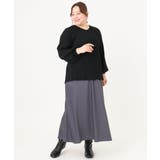 【大きいサイズ】パフスリーブプリーツ風ニット | eur3 | 詳細画像25 