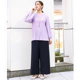 【大きいサイズ】パフスリーブプリーツ風ニット | eur3 | 詳細画像4 