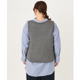 【大きいサイズ】テープヤーンニットベスト | eur3 | 詳細画像17 