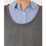 【大きいサイズ】テープヤーンニットベスト | eur3 | 詳細画像18 