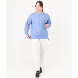 【大きいサイズ/a.v.v×eur3】ラメドロップショルダーニット | eur3 | 詳細画像14