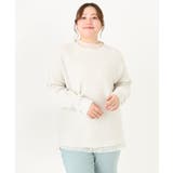 【大きいサイズ/a.v.v×eur3】ラメドロップショルダーニット | eur3 | 詳細画像19