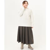 【大きいサイズ/a.v.v×eur3】ラメドロップショルダーニット | eur3 | 詳細画像24